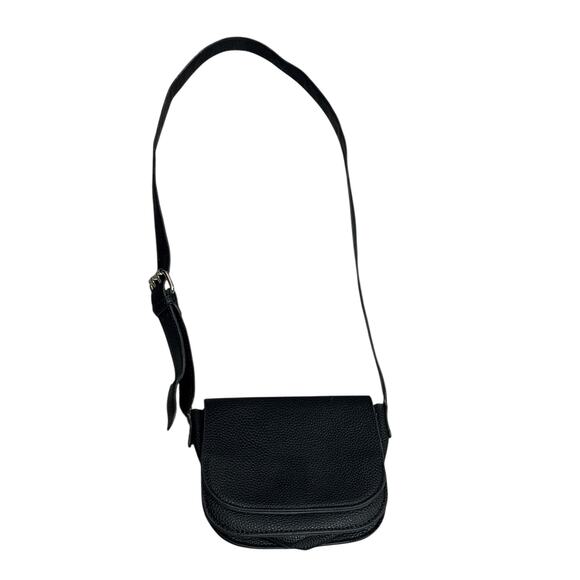 UO Black Mini Saddle Crossbody Bag Flap Pebbled
Faux Leather - Picture 2 of 7